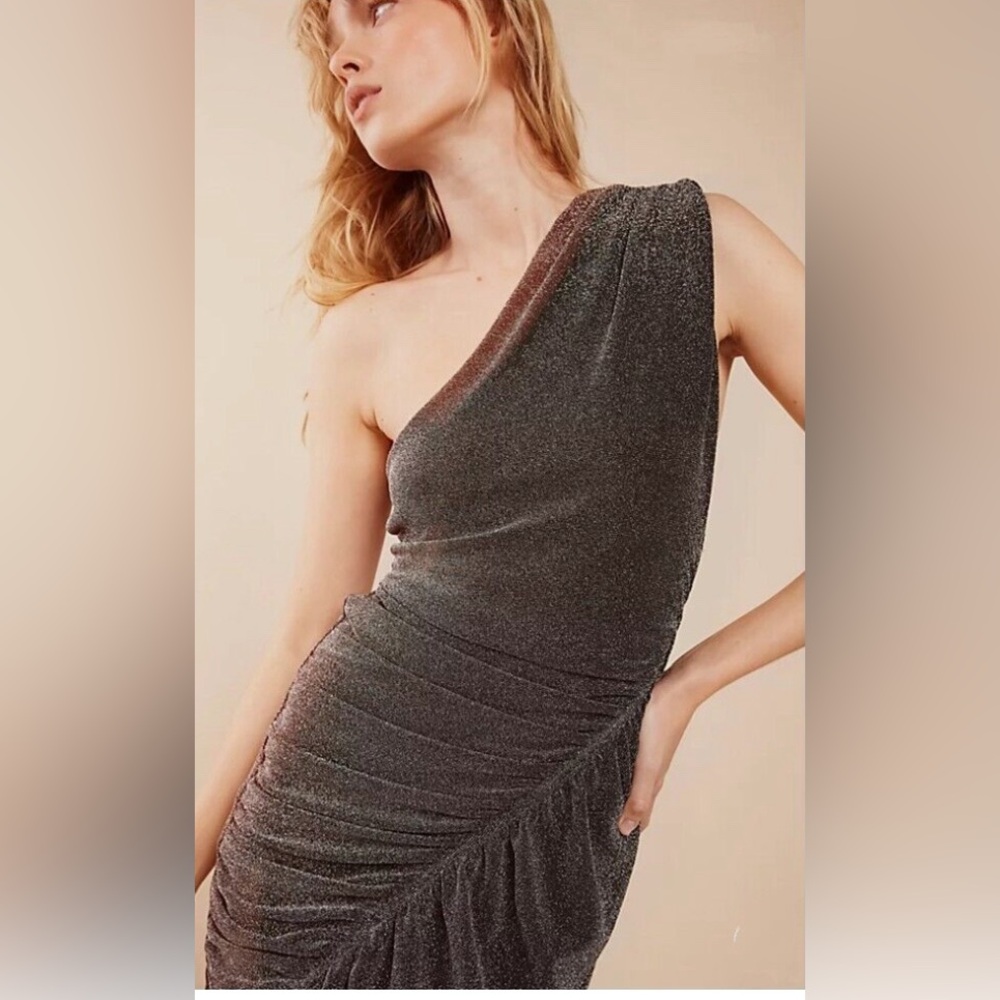 NWOT Free People Malia One Shoulder Dress